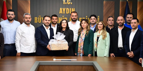 AK Parti Nazilli heyeti Özlem Çerçioğlu’nu ziyaret etti