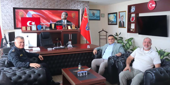 NTB Başkanı Kırlıoğlu’ndan Emniyet Müdürü Esen’e ziyaret