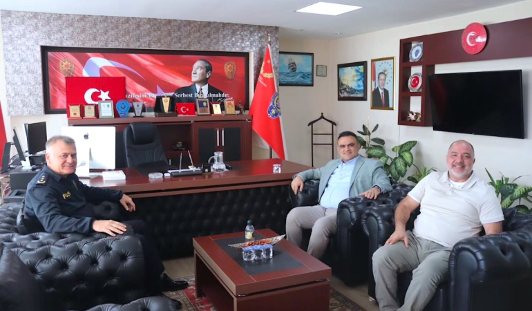 NTB Başkanı Kırlıoğlu’ndan Emniyet Müdürü Esen’e ziyaret