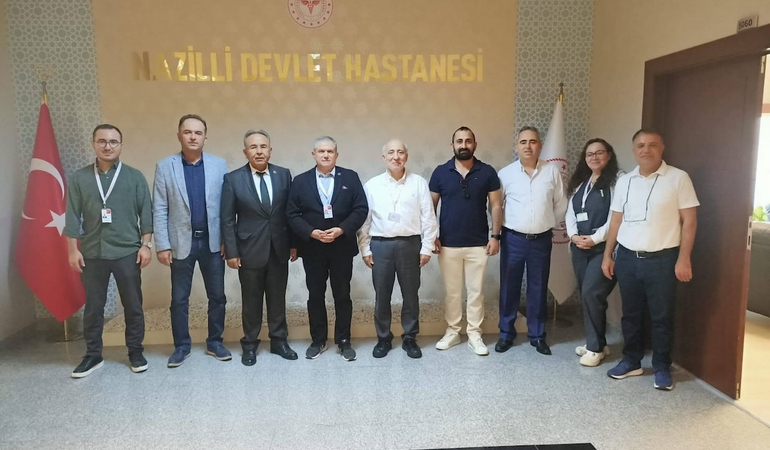 Sağlık-Sen’den NDH Başhekimi Aygören’e hayırlı olsun ziyareti